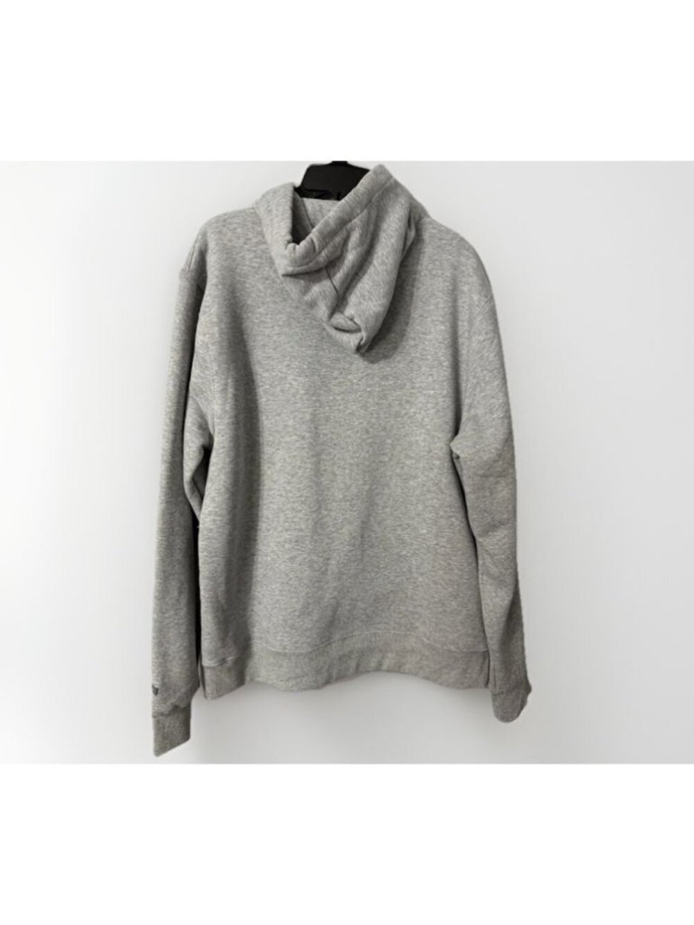 Messi Men's L Gray Pullover Hoodie Graphic Print Long Sleeve Logo Pocket Hooded - Picture 5 of 8